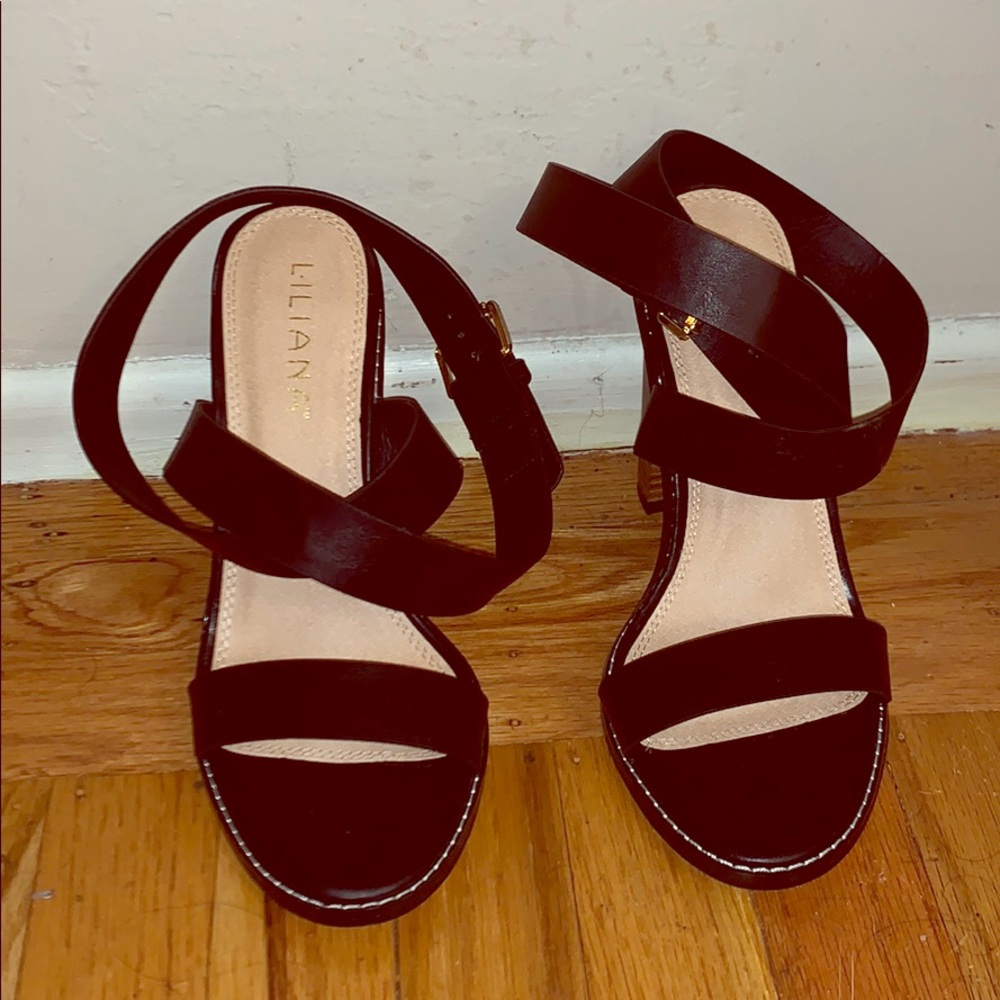 Strappy Chunky Heels